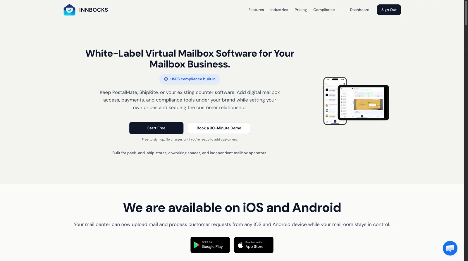 innbocks.com landing page screenshot